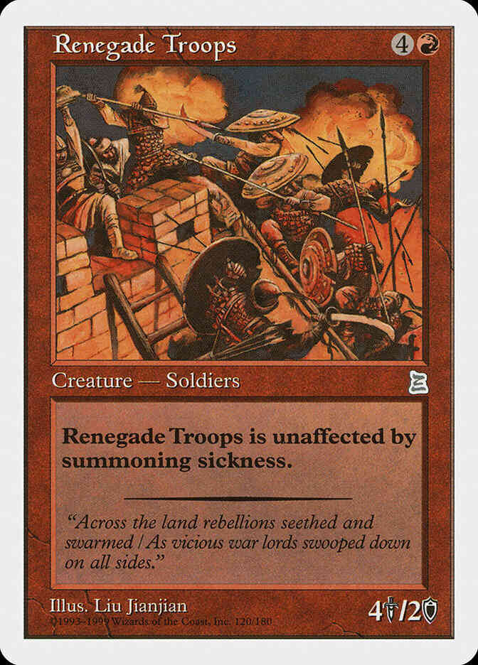 Renegade Troops [120] [Portal Three Kingdoms] [Non-Foil]