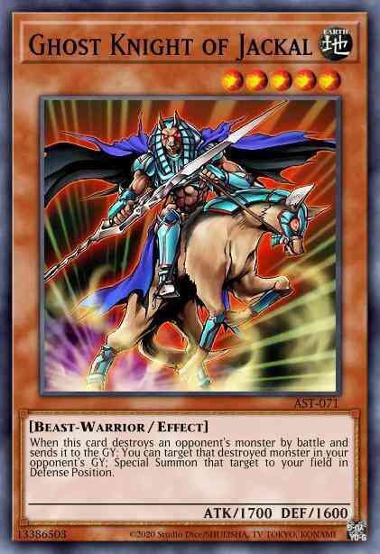 Ghost Knight of Jackal - AST-071 - Ultra Rare - 1st Edition