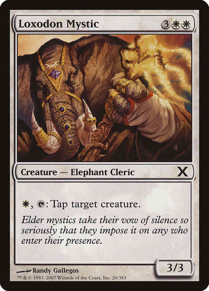Loxodon Mystic [26] [Tenth Edition] [Non-Foil]