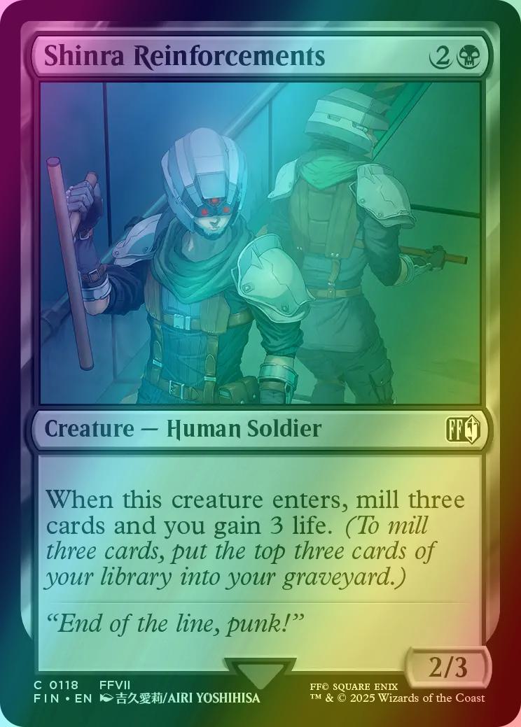 Shinra Reinforcements [118] [FINAL FANTASY] [Foil]