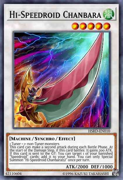 Hi-Speedroid Chanbara - HSRD-EN010 - Secret Rare - 1st Edition