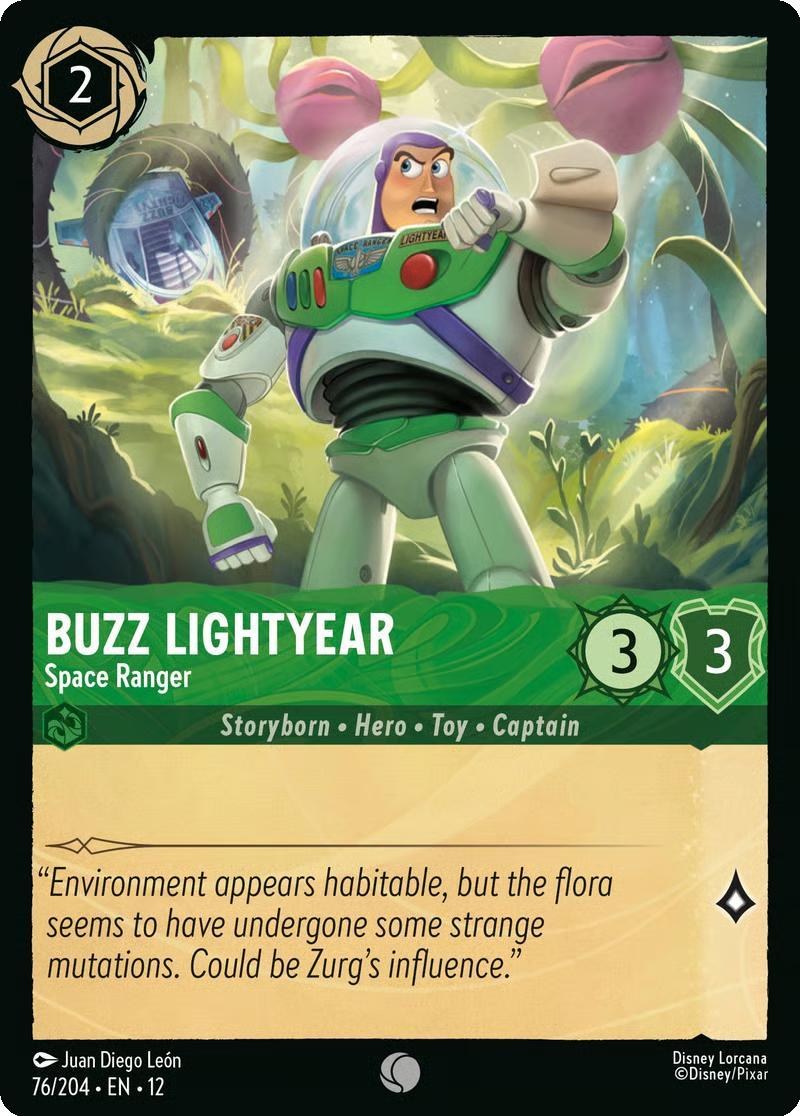 Buzz Lightyear - Space Ranger - 76/204 [Wilds Unknown] [Non-Foil]