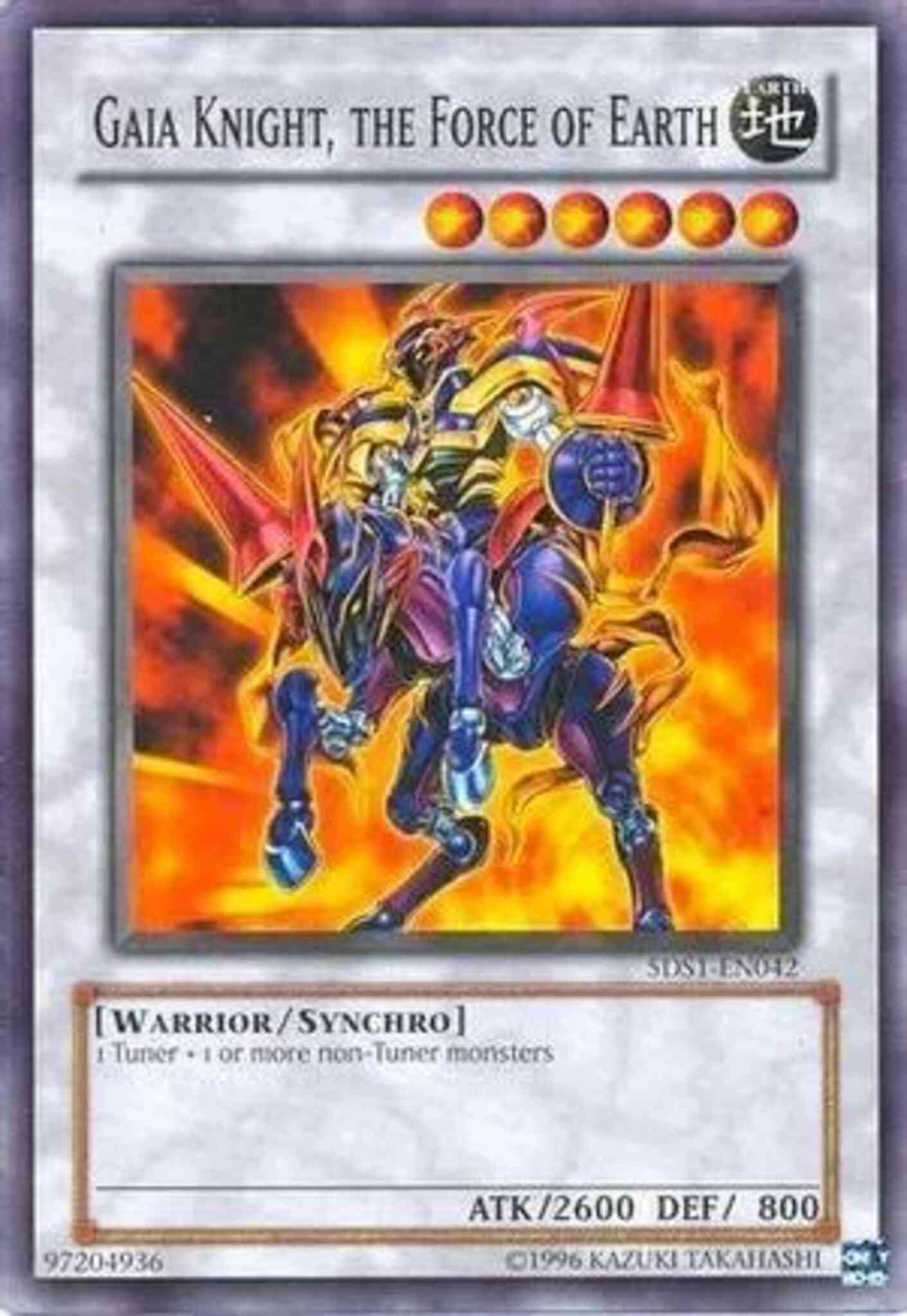 Gaia Knight, the Force of Earth - 5DS1-EN042 - Common - Unlimited