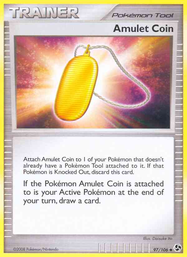 Amulet Coin - 97/106 - Uncommon [dp4-97] [Non-Holo]
