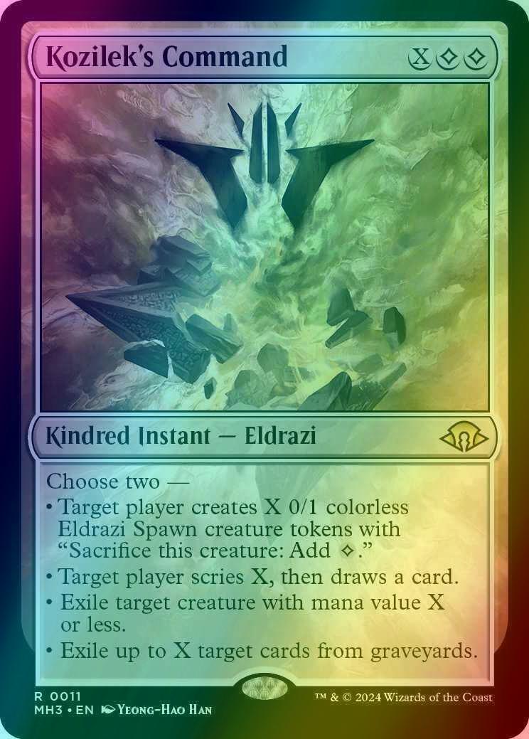 Kozilek's Command [11] [Modern Horizons 3] [Foil]