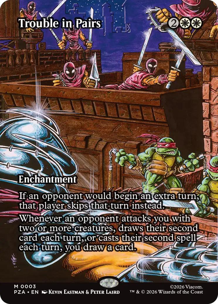 Trouble in Pairs [3] [Borderless] [Teenage Mutant Ninja Turtles Source Material] [Non-Foil]