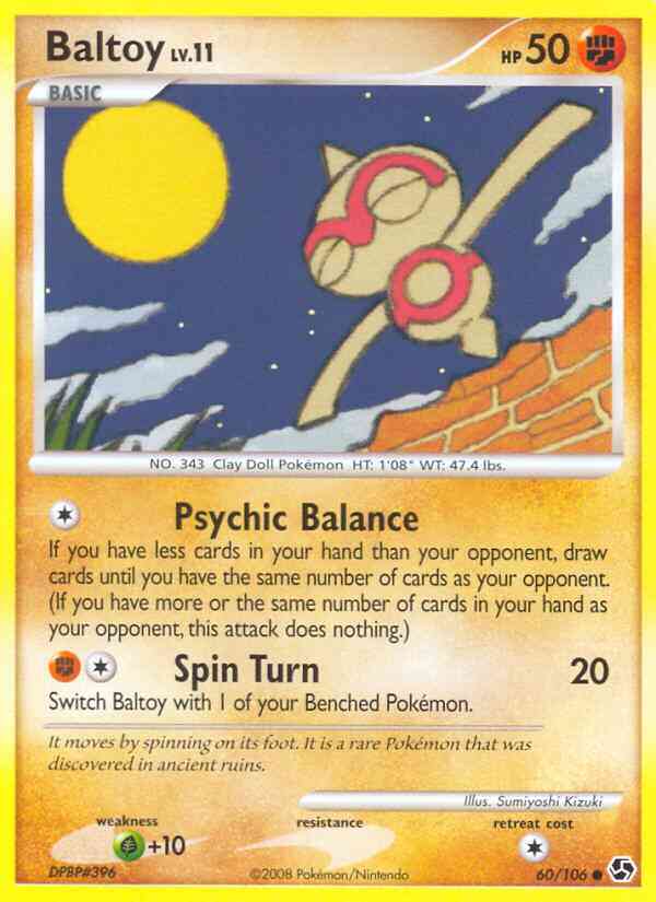 Baltoy - 60/106 - Common [dp4-60] [Non-Holo]