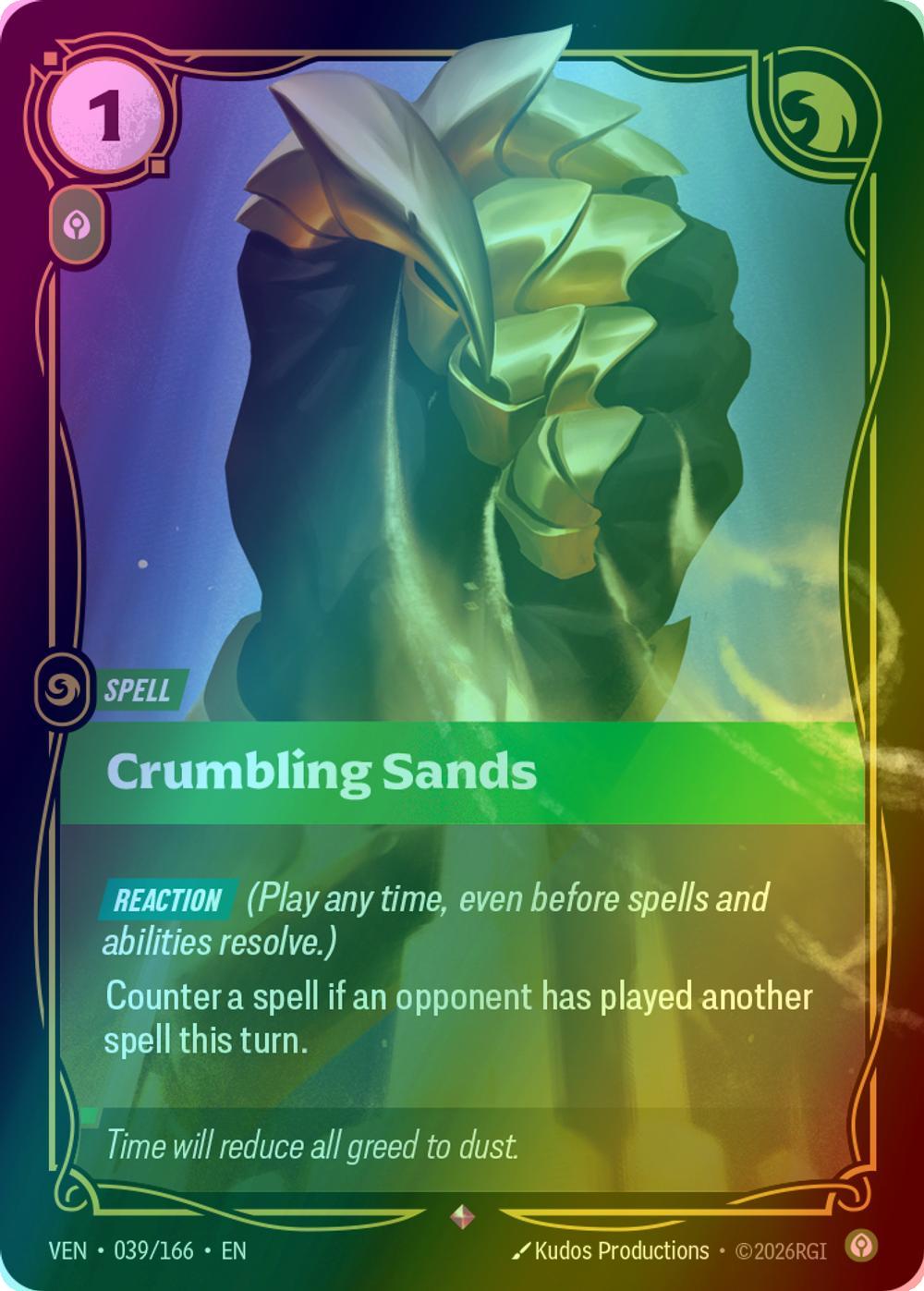 Crumbling Sands - 039/166 [Vendetta] [Foil]