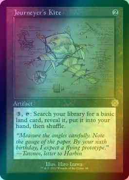 Journeyer's Kite [88] [Retro Frame] [Schematic] [The Brothers' War Retro Artifacts] [Foil]