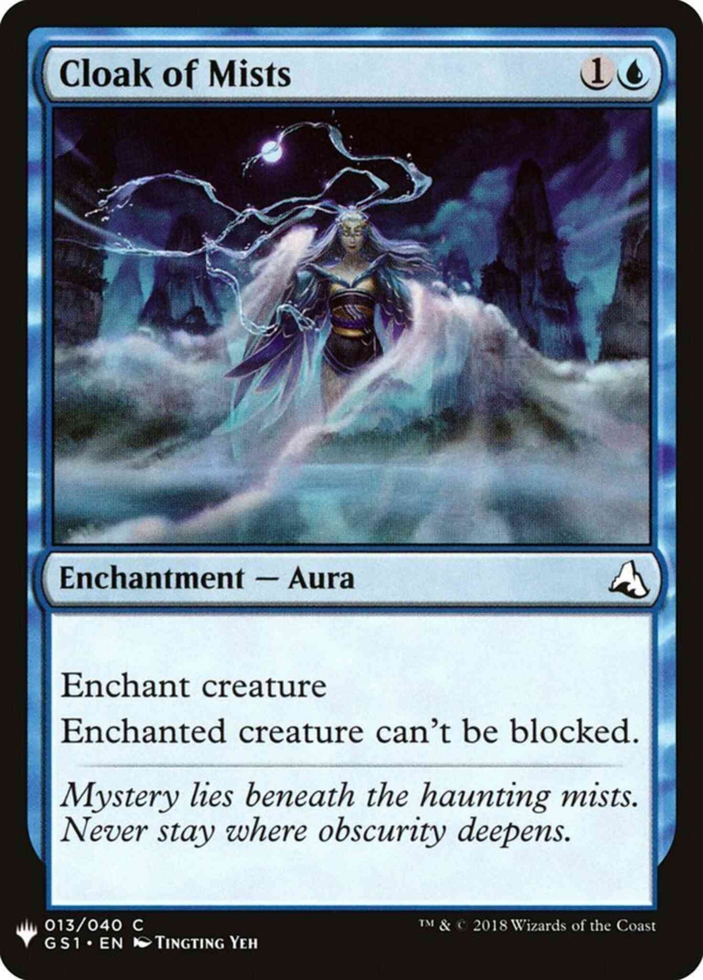 Cloak of Mists [GS1-13] [The List] [Non-Foil]