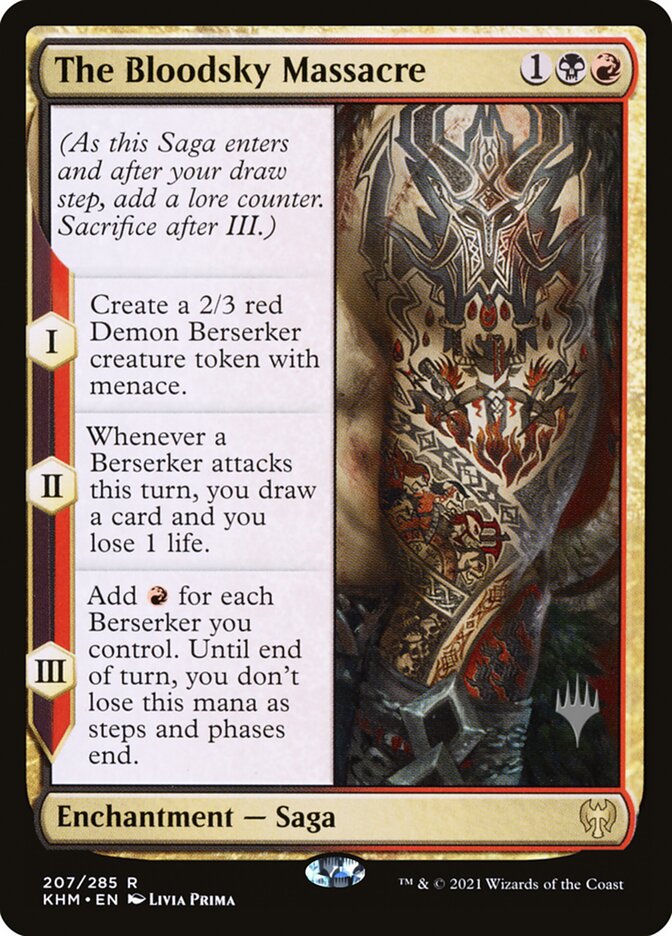 The Bloodsky Massacre [Promo Pack] [207p] [Kaldheim Promos] [Non-Foil]