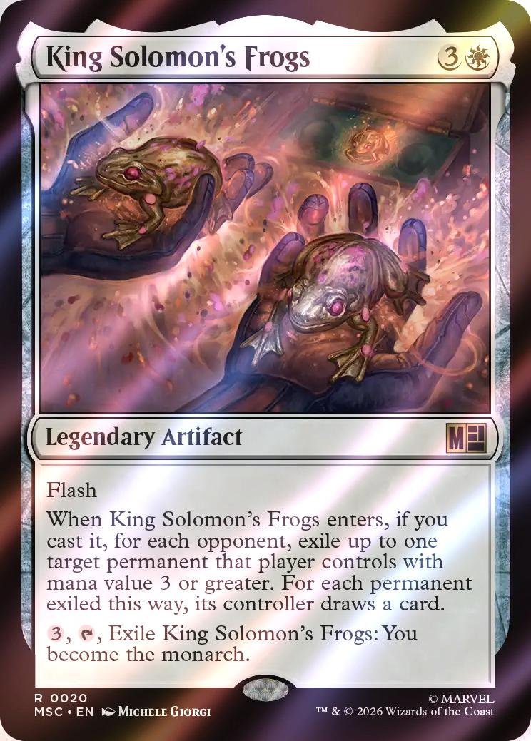 King Solomon's Frogs [20] [Marvel Super Heroes: Commander] [Surge Foil]