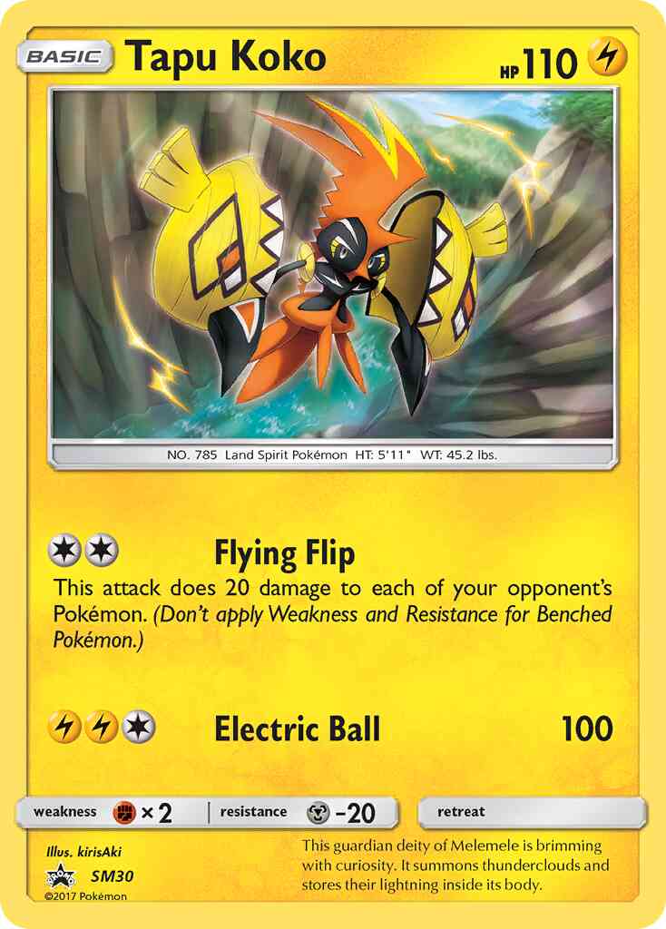 Tapu Koko - SM30 - Promo [smp-SM30] [Holo]