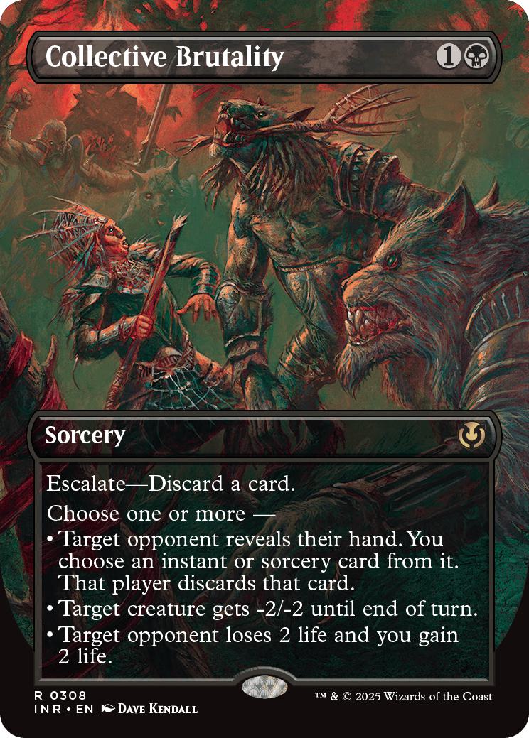 Collective Brutality [308] [Borderless] [Innistrad Remastered] [Non-Foil]