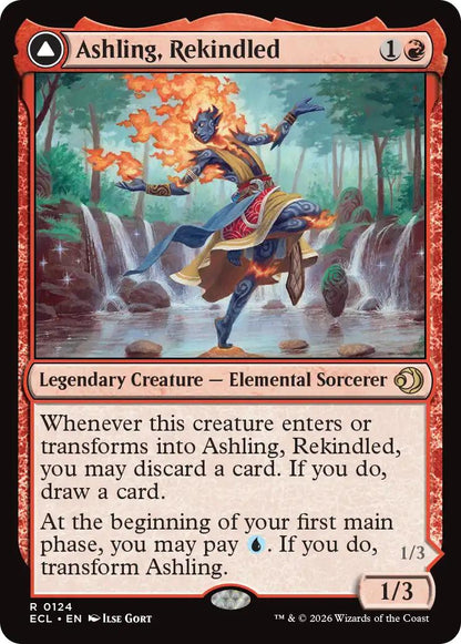 Ashling, Rekindled // Ashling, Rimebound [124] [Lorwyn Eclipsed] [Non-Foil]