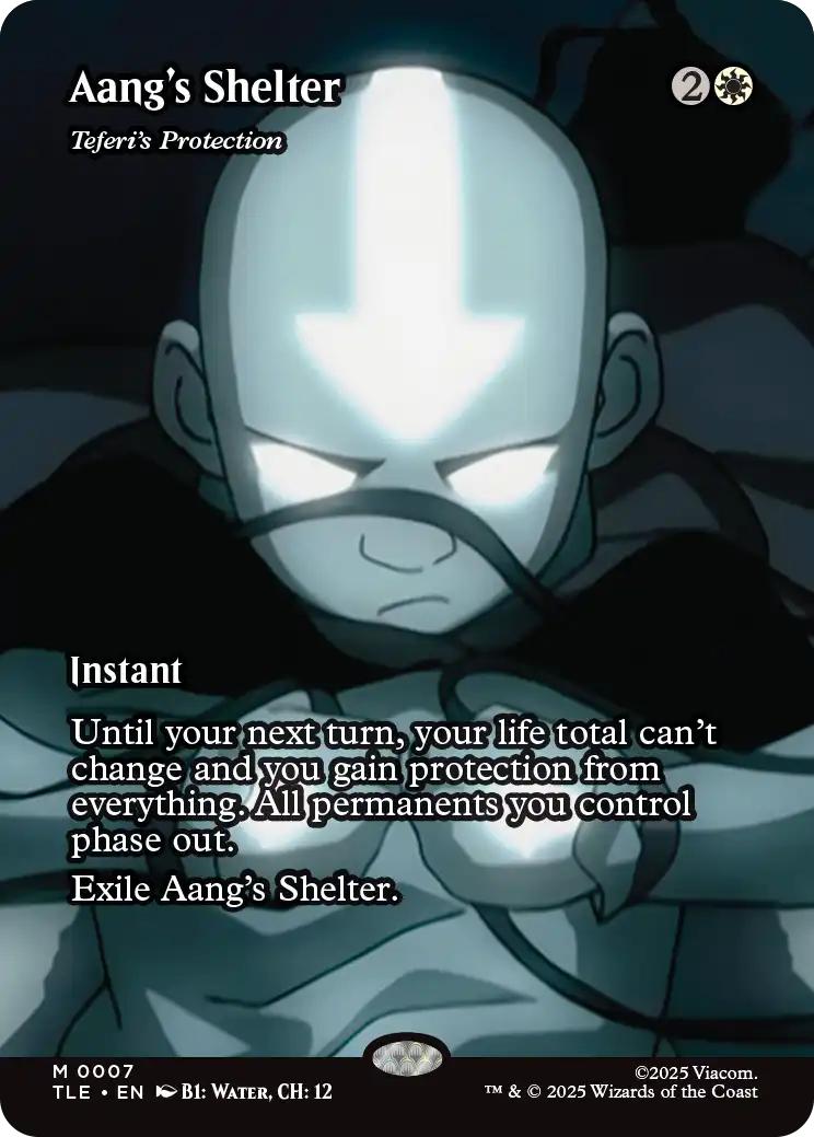 Aang's Shelter - Teferi's Protection [7] [Borderless] [Source Material] [Avatar: The Last Airbender Eternal] [Non-Foil]