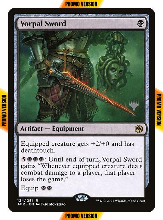 Vorpal Sword [Promo Pack] [124p] [Adventures in the Forgotten Realms Promos] [Non-Foil]