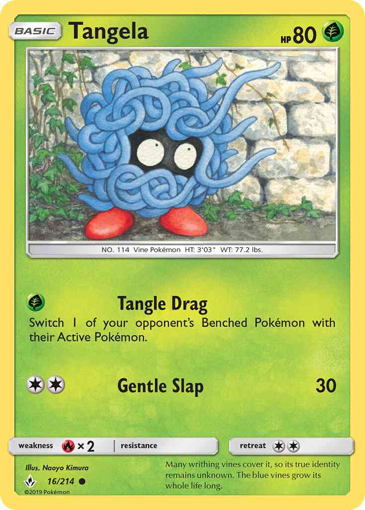 Tangela - 16/214 - Common [sm10-16] [Reverse Holo]