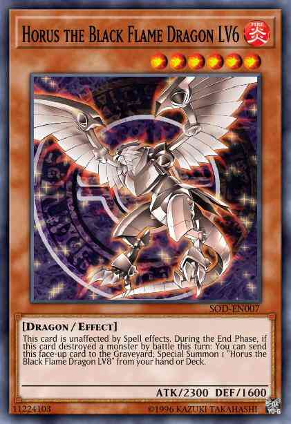Horus the Black Flame Dragon LV6 - SDRL-EN012 - Common - 1st Edition