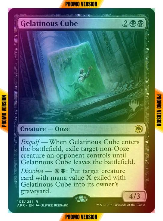 Gelatinous Cube [Promo Pack] [105p] [Adventures in the Forgotten Realms Promos] [Foil]