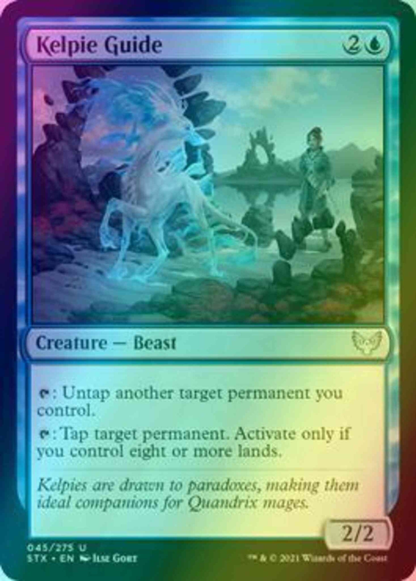Kelpie Guide [45] [Strixhaven: School of Mages] [Foil]