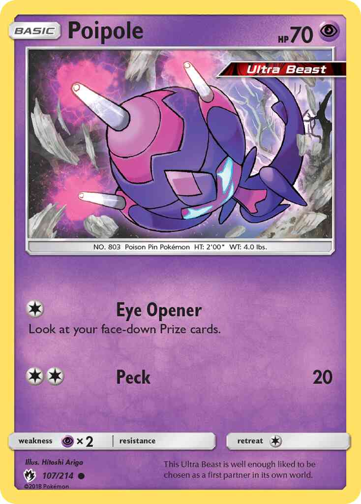 Poipole - 107/214 - Common [sm8-107] [Reverse Holo]