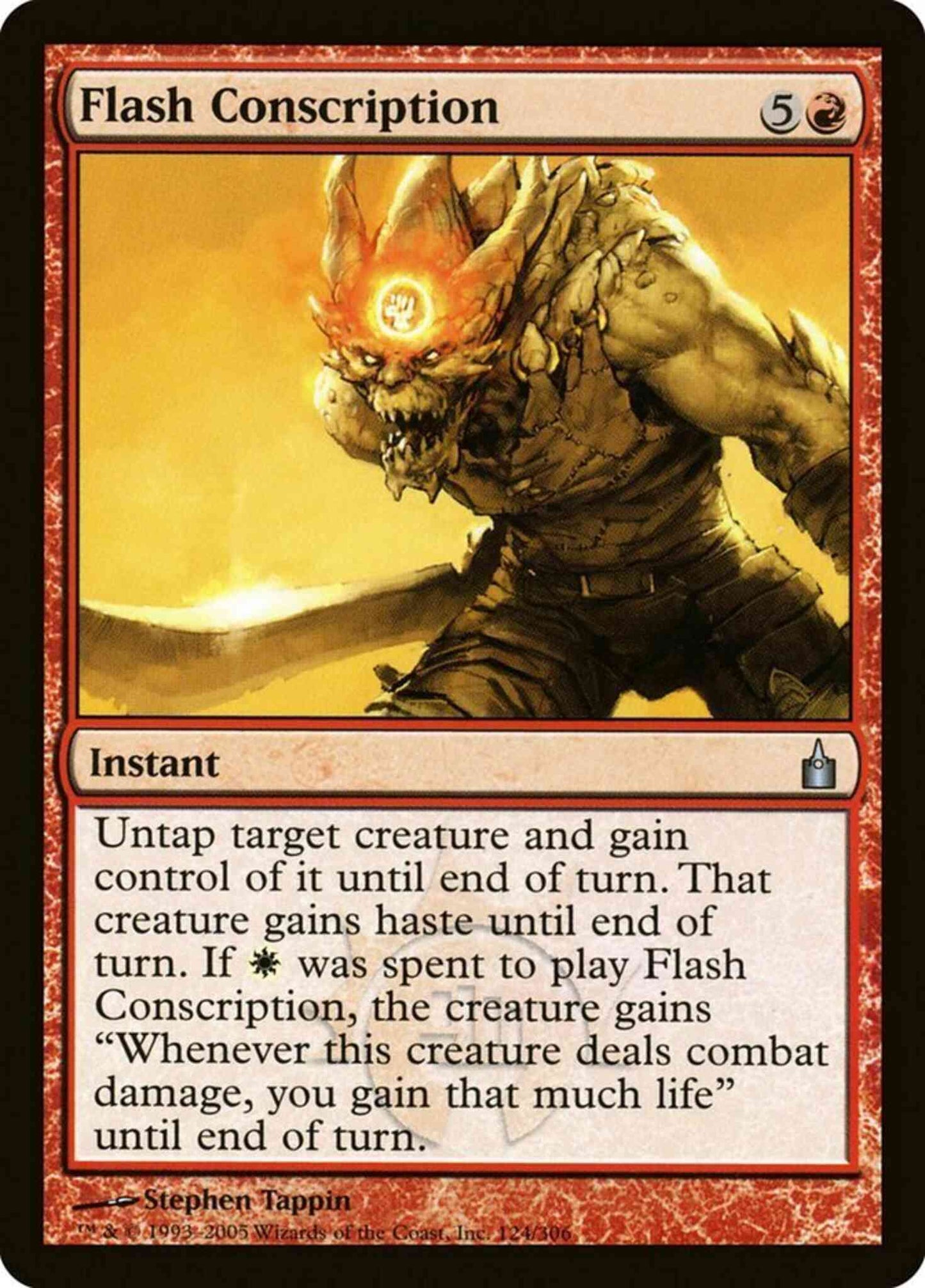 Flash Conscription [124] [Ravnica City Of Guilds] [Non-Foil]