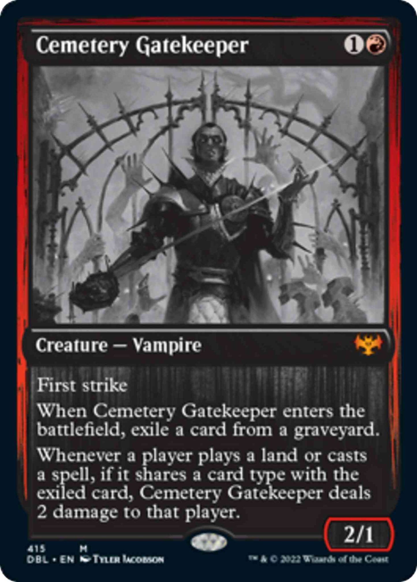 Cemetery Gatekeeper [415] [Innistrad: Double Feature] [Non-Foil]
