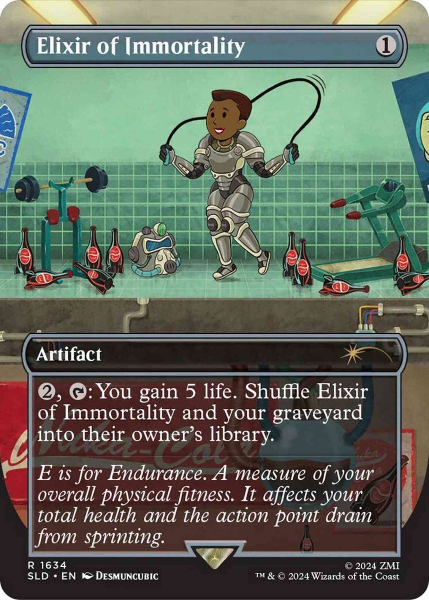 Elixir of Immortality [1634] [Borderless] [Fallout: S.P.E.C.I.A.L.] [Secret Lair Drop] [Non-Foil]