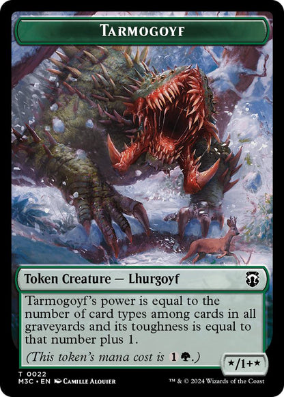 Goblin Token (13) // Tarmogoyf Token (22) [Modern Horizons 3: Commander: Tokens] [Non-Foil]