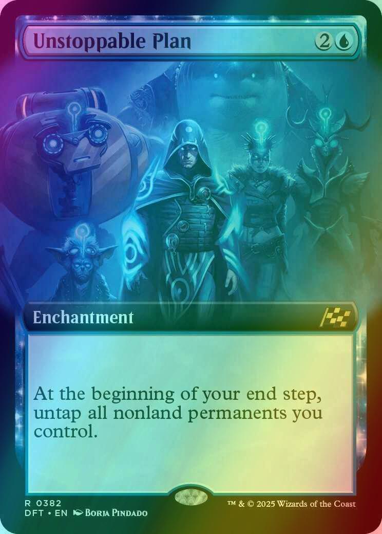 Unstoppable Plan [382] [Extended Art] [Aetherdrift] [Foil]
