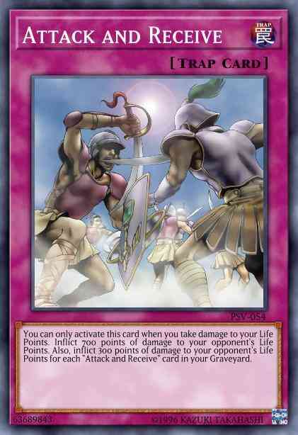 Attack and Receive - PSV-054 - Common - 1st Edition