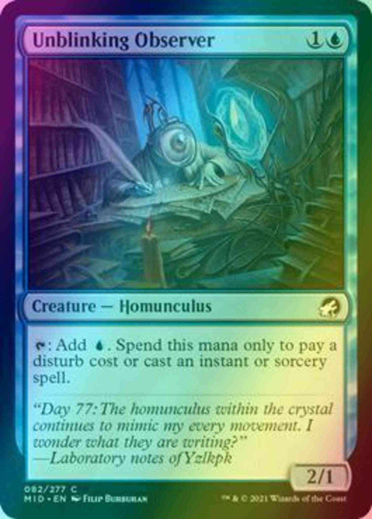 Unblinking Observer [82] [Innistrad: Midnight Hunt] [Foil]