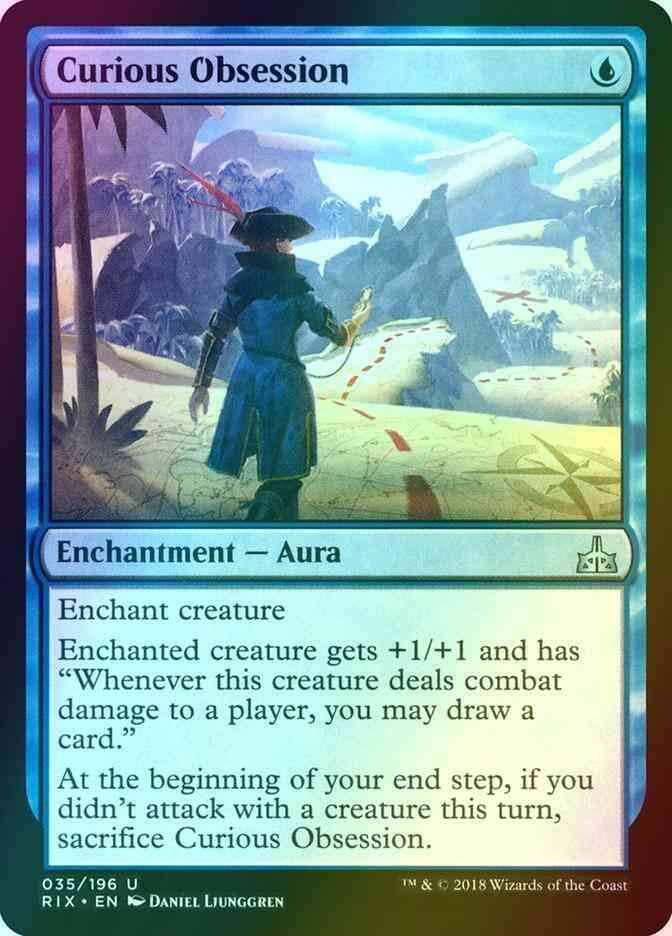 Curious Obsession [35] [Rivals of Ixalan] [Foil]