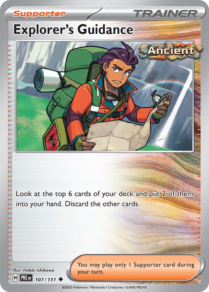 Explorer's Guidance - 107/131 - Uncommon [sv085-107] [Non-Holo]