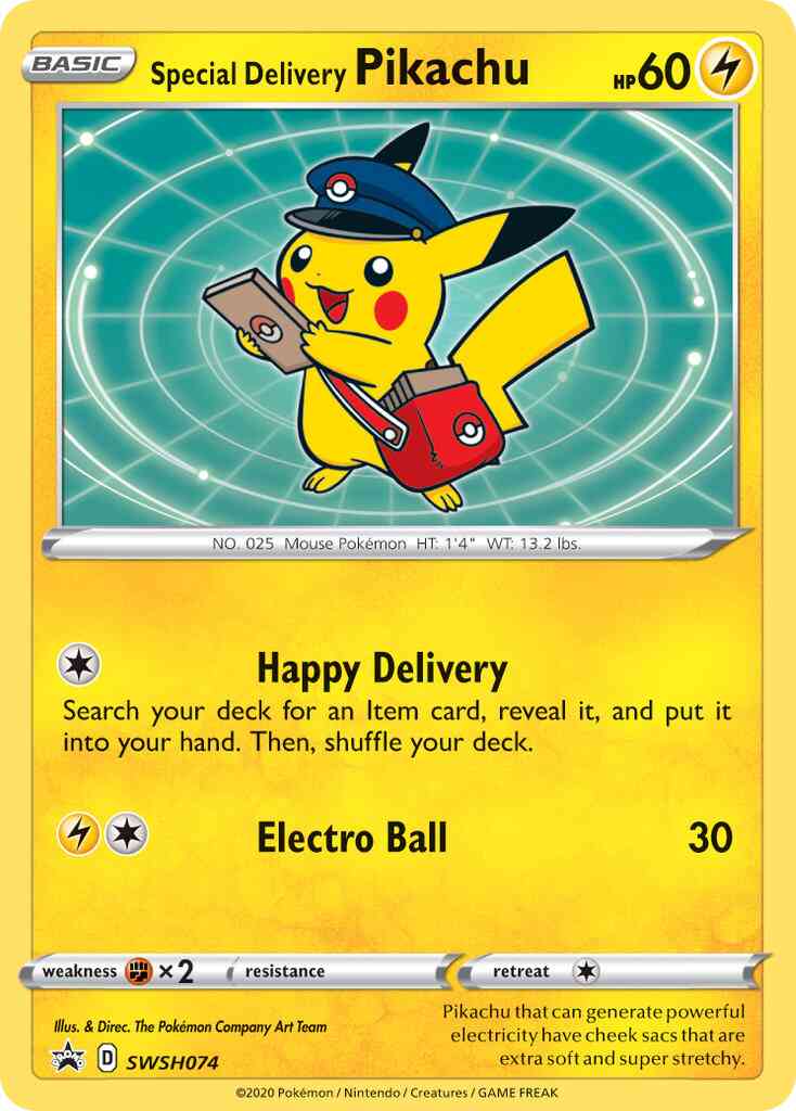 Special Delivery Pikachu - SWSH074 - Promo [swshp-SWSH074] [Holo]