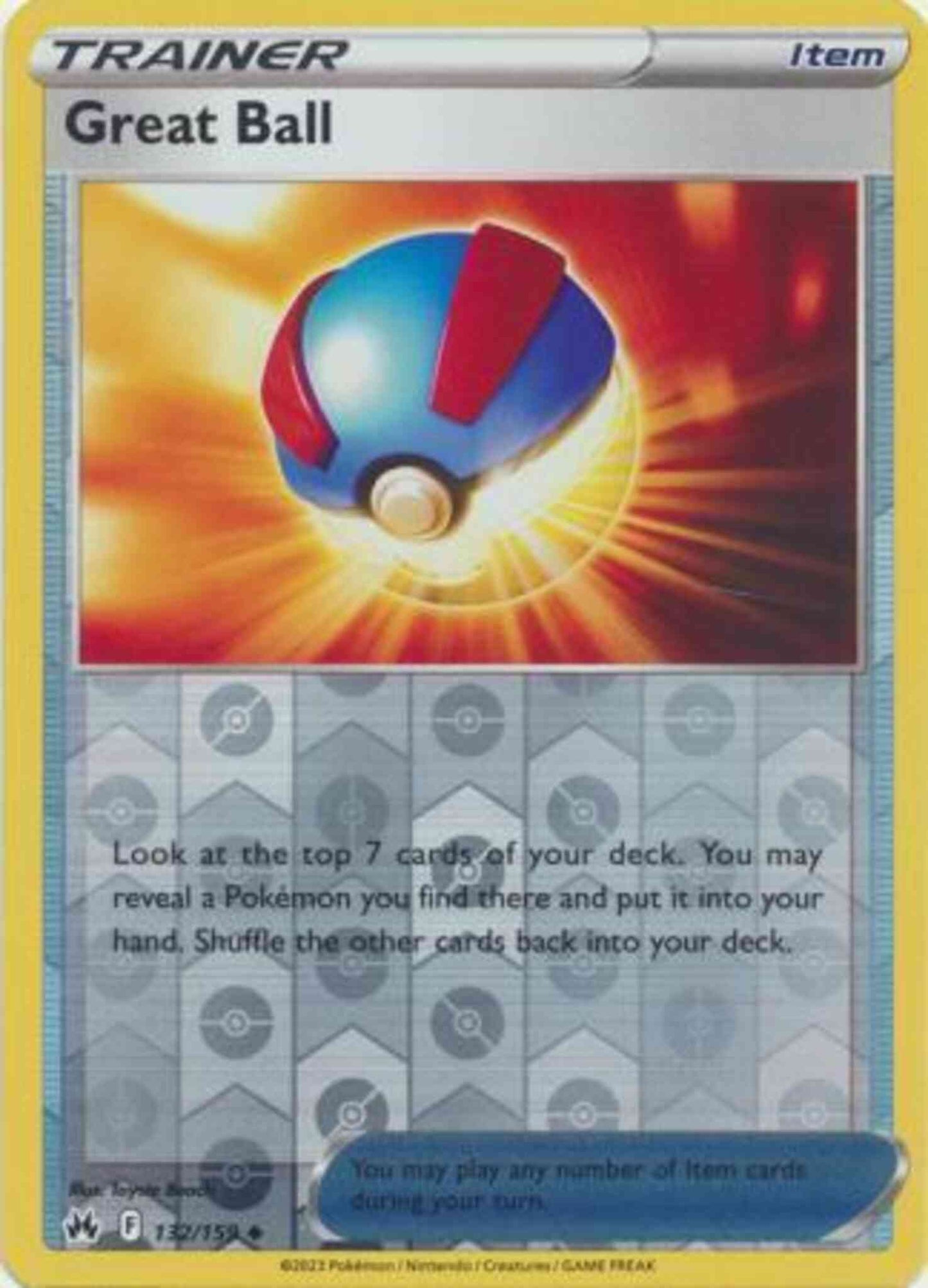 Great Ball - 132/159 - Uncommon [swsh125-132] [Reverse Holo]