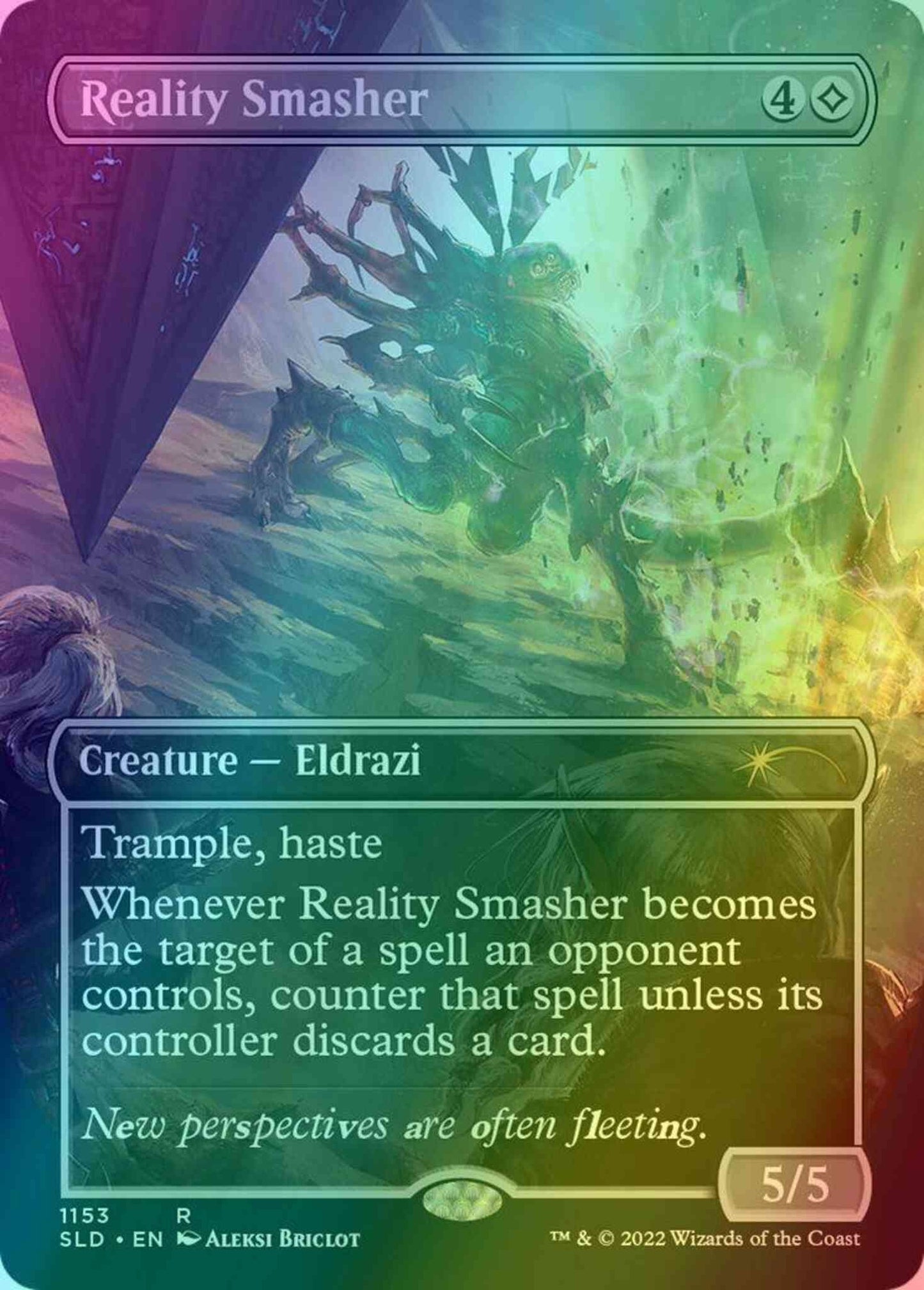 Reality Smasher [1153] [Borderless] [Aleksi Briclot] [Secret Lair Drop] [Foil]