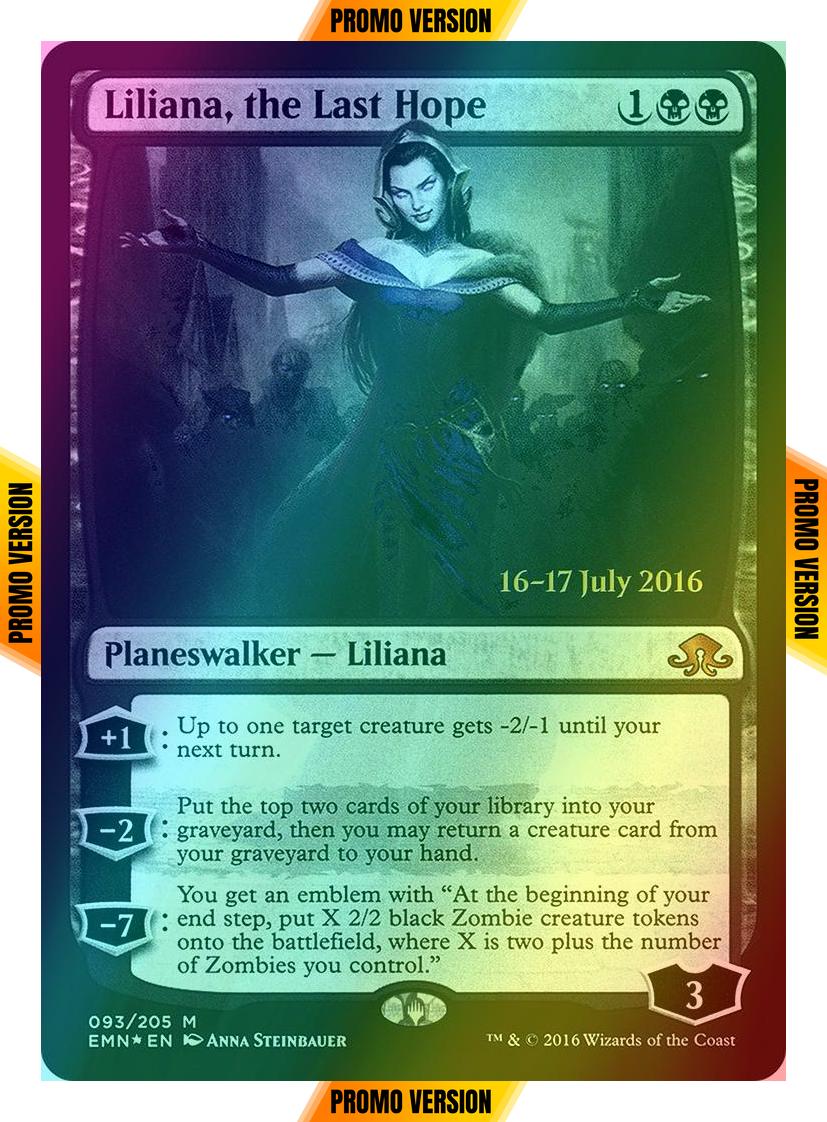 Liliana, the Last Hope [93s] [Eldritch Moon Promos] [Foil]