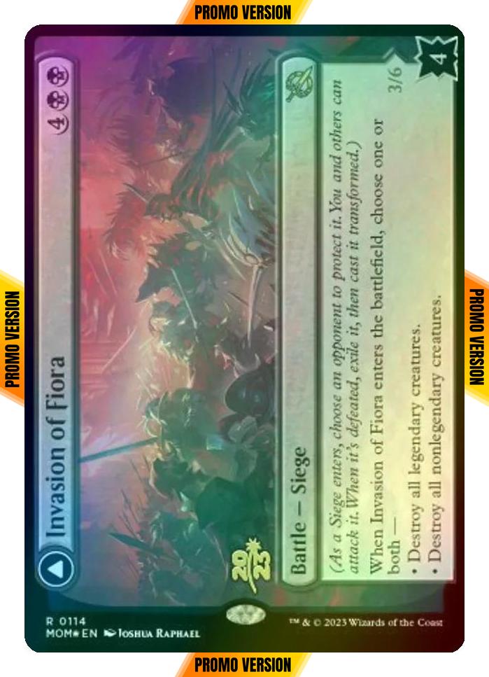 Invasion of Fiora // Marchesa, Resolute Monarch [114s] [Prerelease] [March of the Machine: Promos] [Foil]