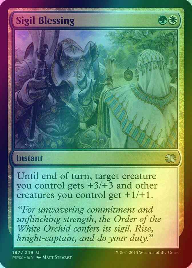 Sigil Blessing [187] [Modern Masters 2015] [Foil]