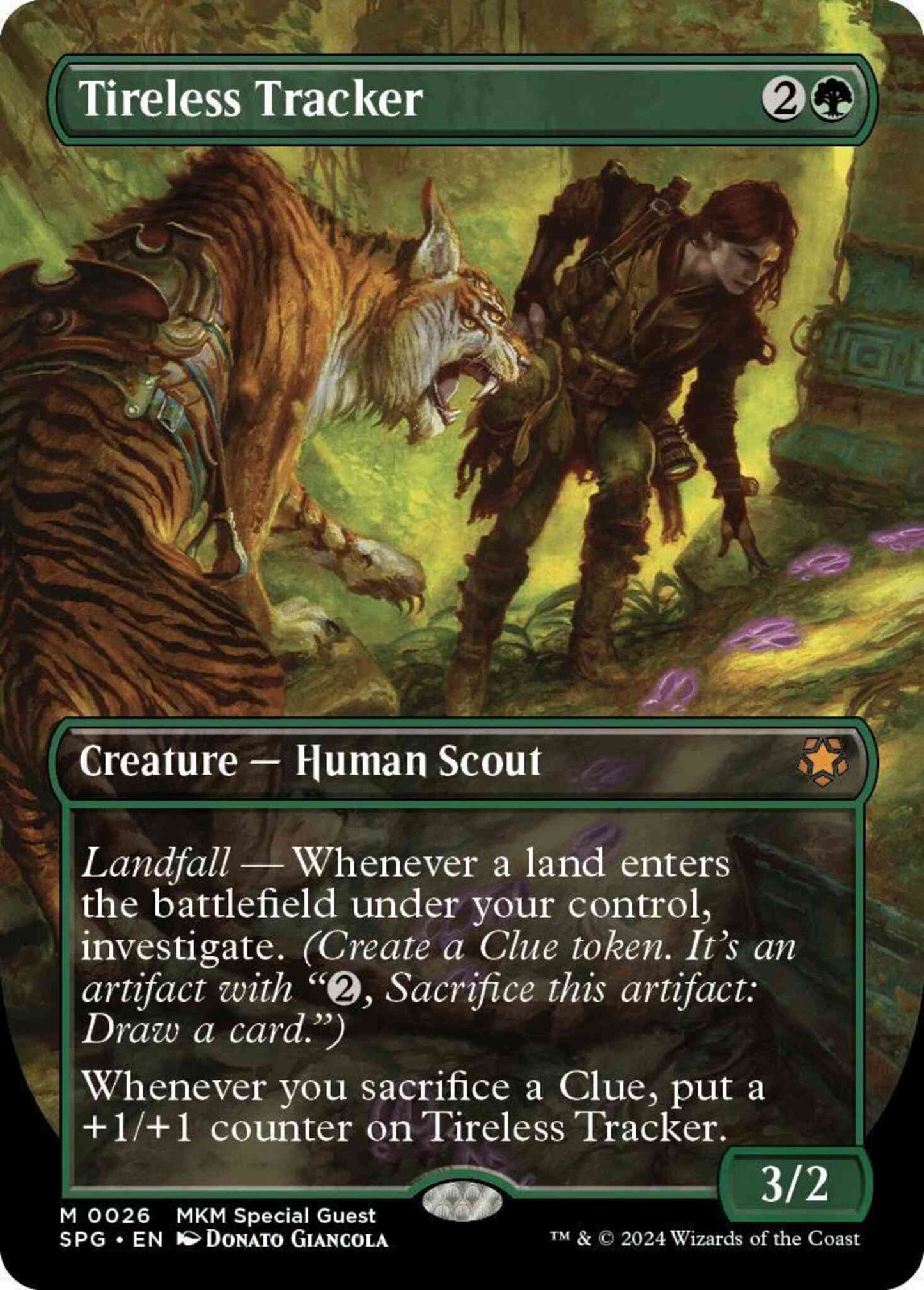 Tireless Tracker [26] [Borderless] [Special Guests] [Non-Foil]