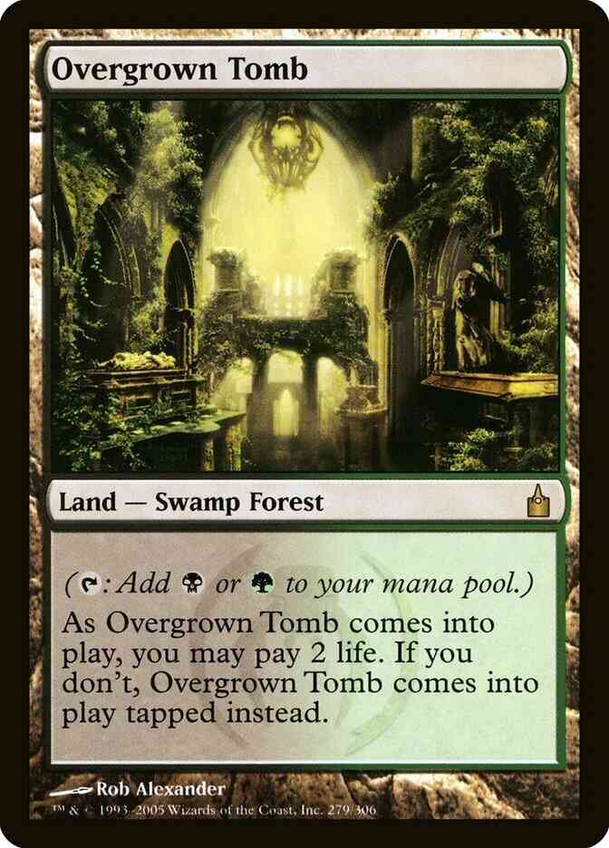 Overgrown Tomb [279] [Ravnica City Of Guilds] [Non-Foil]