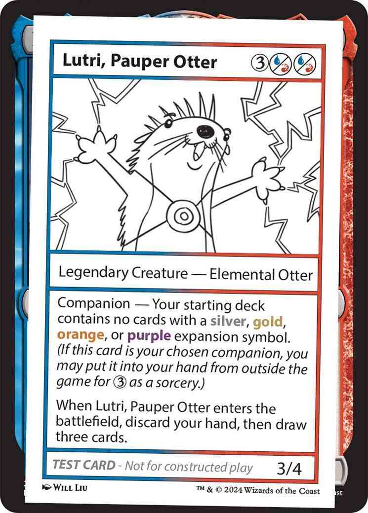 Lutri, Pauper Otter [358] [Playtest Card] [Mystery Booster 2] [Non-Foil]