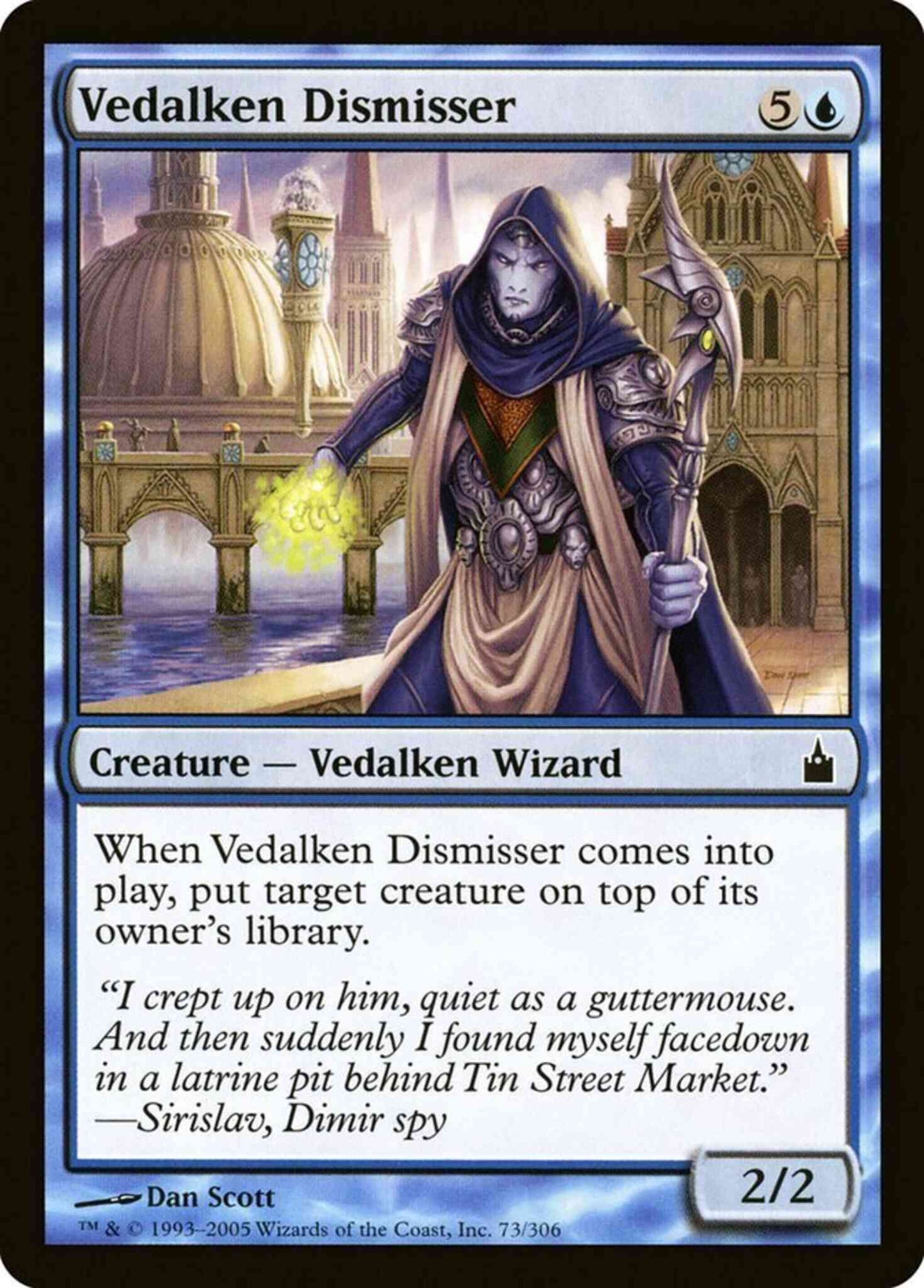 Vedalken Dismisser [73] [Ravnica City Of Guilds] [Non-Foil]