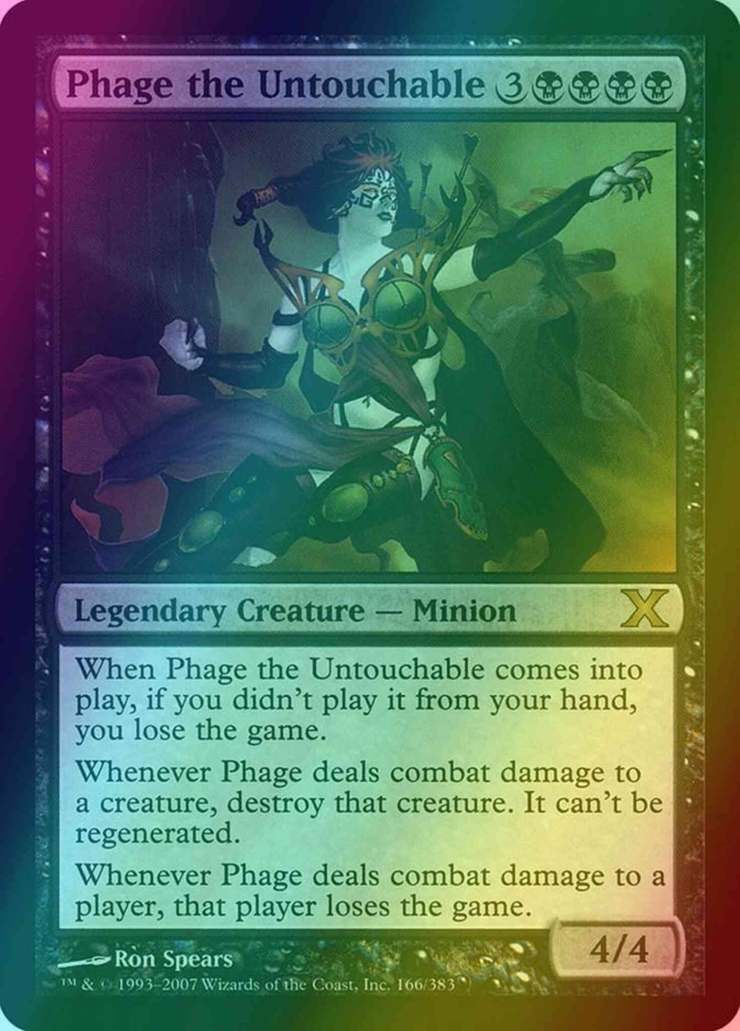 Phage the Untouchable [166] [Tenth Edition] [Foil]