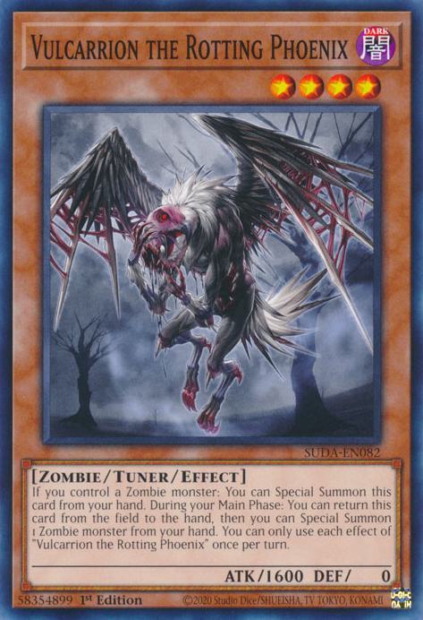 Vulcarrion the Rotting Phoenix - SUDA-EN082 - Common - 1st Edition