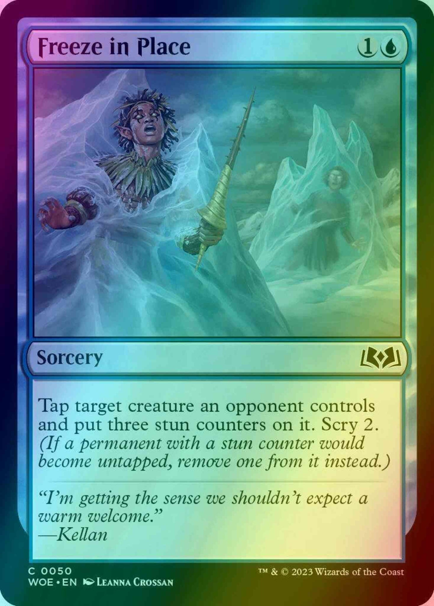 Freeze in Place [50] [Wilds of Eldraine] [Foil]