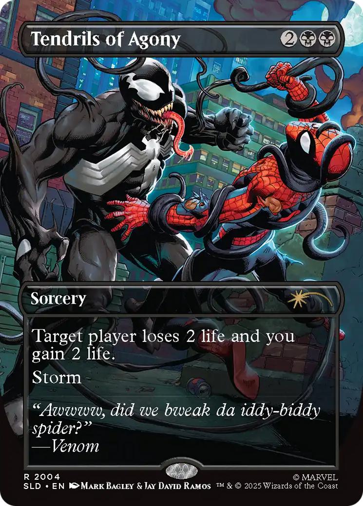 Tendrils of Agony [2004] [Borderless] [Spider-Man: Venom Unleashed (Colors)] [Secret Lair Drop] [Non-Foil]