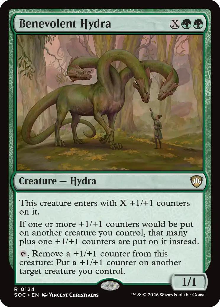 Benevolent Hydra [124] [Secrets of Strixhaven: Commander] [Non-Foil]